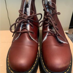 Dr. Martens Jadon Abruzzo Faux Fur Lined Combat Boots